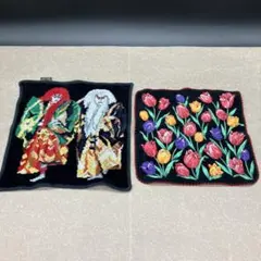 フェイラー　FEILER 歌舞伎　連獅子　タオルハンカチ　ハンカチ