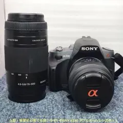 小型・軽量初心者でも扱いやすいSONY α330 ダブルズームレンズキットのサムネイル
