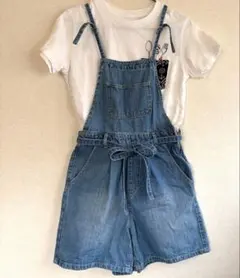 Honeys デニムサロペット Mサイズのサムネイル