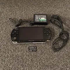 SONY PSP 3000 ブラック 本体 専用アダプター付き