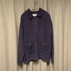 YOKE メッシュ カーディガン パープルのサムネイル