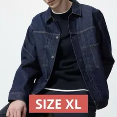 新品 XL ユニクロ デニムトラッカー ジャケット 68 BLUE 1st 大戦