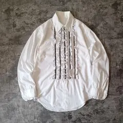 70s USA フリルシャツ