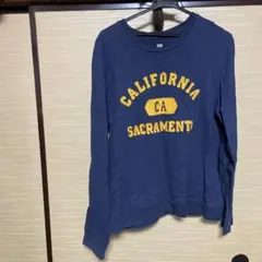 カリフォルニア・サクラメント 長袖Tシャツ L ネイビー