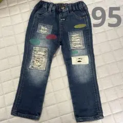 JACK STORE パッチワークデニムパンツ　95