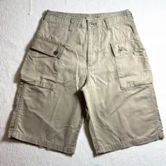 Ｗrangler◇ミリタリー　カーゴパンツ　ショートパンツ　ベージュ　S　28のサムネイル