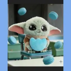 マンダロリアン グローグー ぬいぐるみ ブルーマカロン 52TOYS - メルカリ