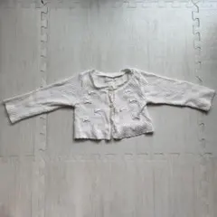 Biquette Club ホワイト カーディガン 80