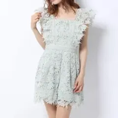 snidelレースロンパース