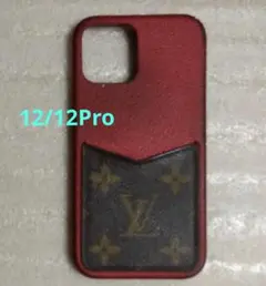 LOUIS VUITTON iphoneケース 12/12Pro用 レッド