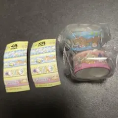 くら寿司　ビッくらポン　シナモロール　シナモン　マスキングテープ ②と④