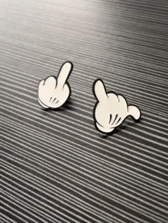 ミッキーマウス ピンバッチ ピンズ 2個セット【バラ売り可】