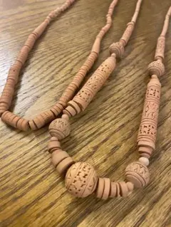テラコッタ　ネックレス2点セットのサムネイル