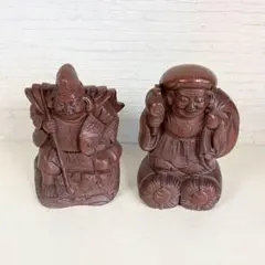 工芸品】恵比寿 大黒天 置物 陶器 商売繁盛 恵比寿様 大黒天様 - メルカリ