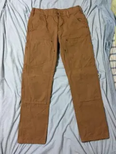 メキシコ製　Carhartt ダブルニー ワークパンツ ブラウンのサムネイル