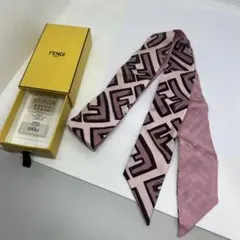FENDI フェンディ ラッピー スカーフ レオパード ヒョウ柄 ズッカ柄