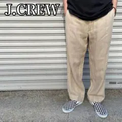 ☆90sJ.CREW☆ジェイクルー☆リネンスラックス☆W32L30☆ベージュ☆のサムネイル