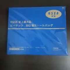 ESSE 2026年9月号増刊特装版 付録 ピーナッツ BIG保冷トートバッグ