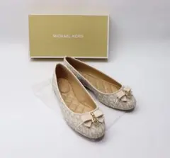 新品 マイケルコース HONEY バレエシューズ - MKシグネチャー パンプス