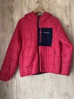 mont-bell リバーシブルダウンコート ピンク　紺　キッズ150