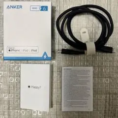 未使用品！ Anker PowerLine III USB-C ライトニング 黒