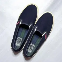 VANS ネイビー スリッポン 24.5