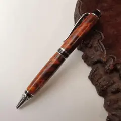 野原工芸似シャープペンシル 黄花梨×紅木×ランセオラリア フランベルク