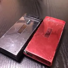 【ジャンク品】BRAVIA 赤黒携帯電話 本体