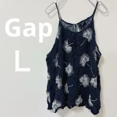 SALE✨Gap【Ｌ】 ネイビー 花柄 キャミソール
