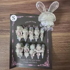うさぎ イメージネイルチップ現品　痛ネイルチップ付け爪推しのサムネイル