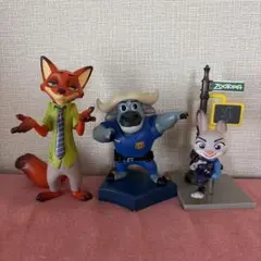 【ズートピア】フィギュア 3体セット