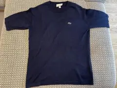 LACOSTE ラコステ 半袖ニット ネイビー