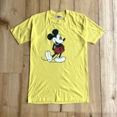 ゆ*な様 70s 80s USA製 ミッキーマウス 両面プリント Tシャツ ヴィ