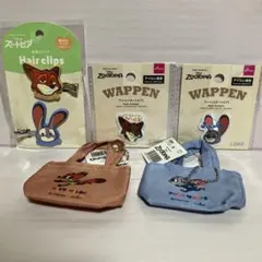 Disney ズートピア　キャラクターグッズ　5種セット