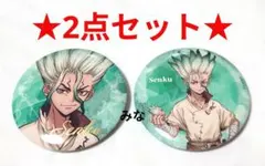 Dr.STONE ドクスト mixx garden 缶バッジ 千空 2点 - メルカリ