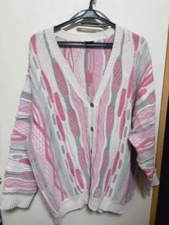 niko and… ヴィンテージライクアソート柄カーディガン