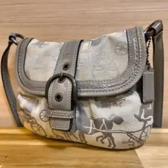 コーチ　Soho ショルダーバッグ　ホースアンドキャリッジ　F15211