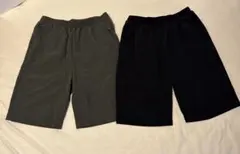 しまむら キッズ速乾ハーフパンツ 160cm 2枚セット【値下げ】