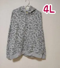 4L　ミニオンズ　裏起毛パーカー