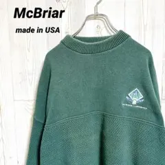 McBriar ダークグリーン ニットトレーナーのサムネイル