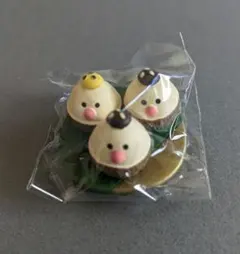 デコレコンコンブル　文鳥きぬかつぎ