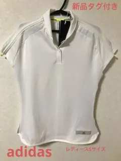 新品タグ付き！アディダスポロシャツ レディースS 白色