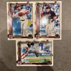 Toops MLB 2025 ホリデー　3枚セット