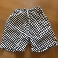 GIBAL WORK チェック柄 ハーフパンツ 140