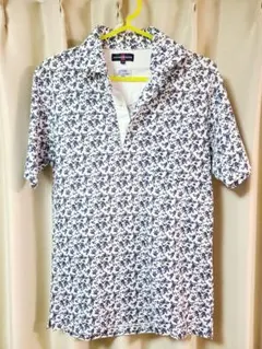 TAKA-Q　ポロシャツ2枚セット　花柄　ネイビーポロシャツ