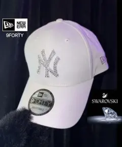 NEWERA 9FORTY White SWAROVSKI Jewel デコ NEWERA 9FORTY White SWAROVSKI Jewel デコ - メルカリ