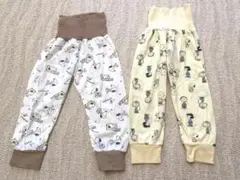 スヌーピー 腹巻付きパジャマパンツ 2点セット 95cmのサムネイル