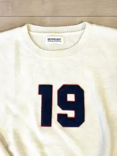 【極美品】BEAMS BOY ナンバー19 クルーネックニットセーターのサムネイル