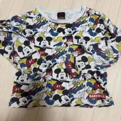 BABYDOLL ミッキー ディズニー ロンT トレーナー 120