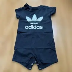 adidas originals ブラック ロンパース